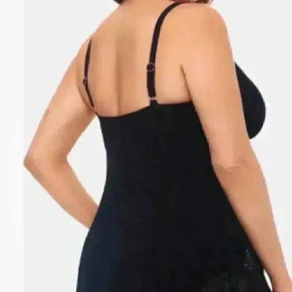 NEW Alisha Levine One Piece Black Lace Swimsuit Women’s Sz 24W NWT - Picture 1 of 12